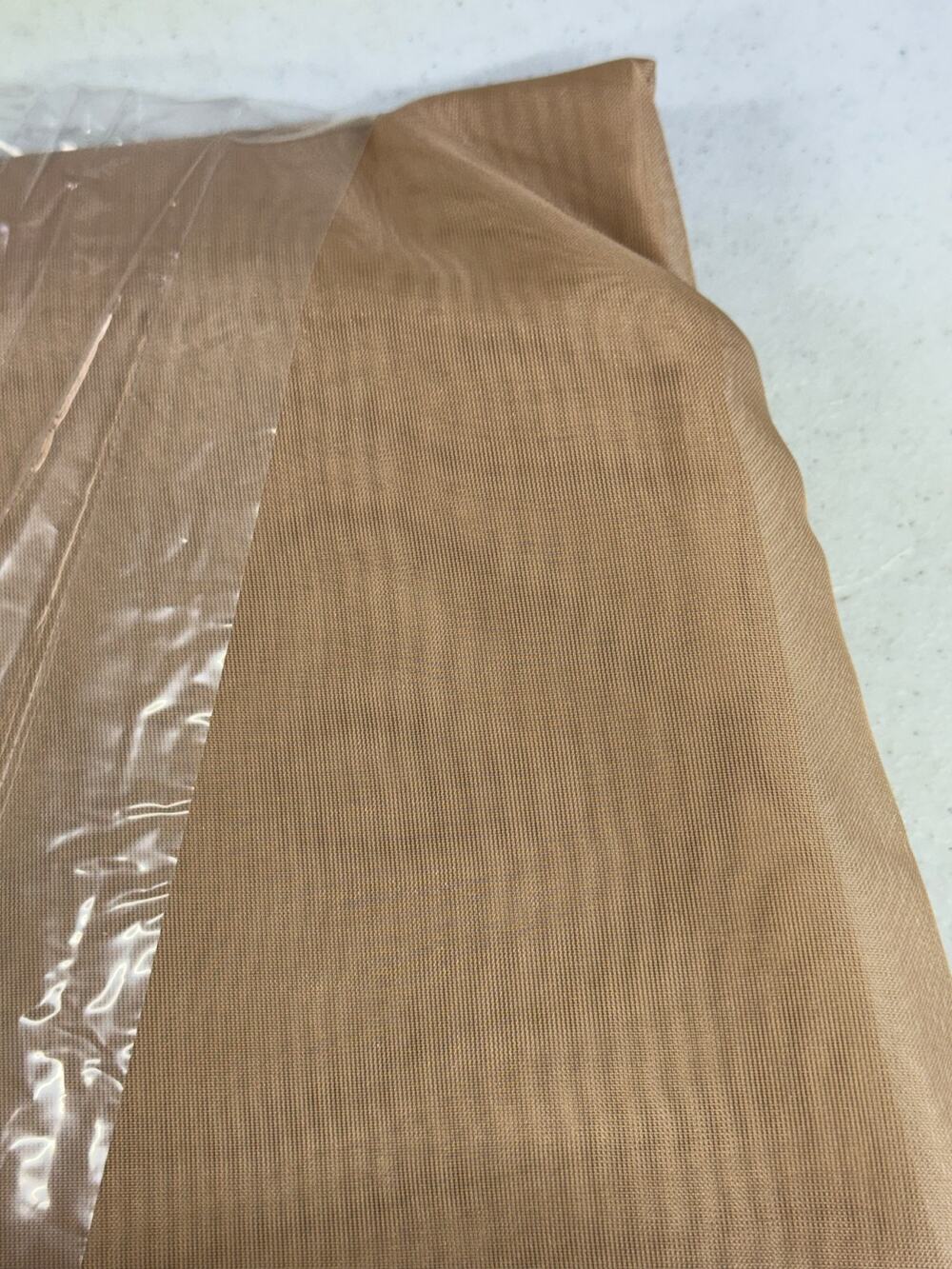 Lichtenberg Emily Oatmeal Curtain Panel 59x63 Solid Window Drapery